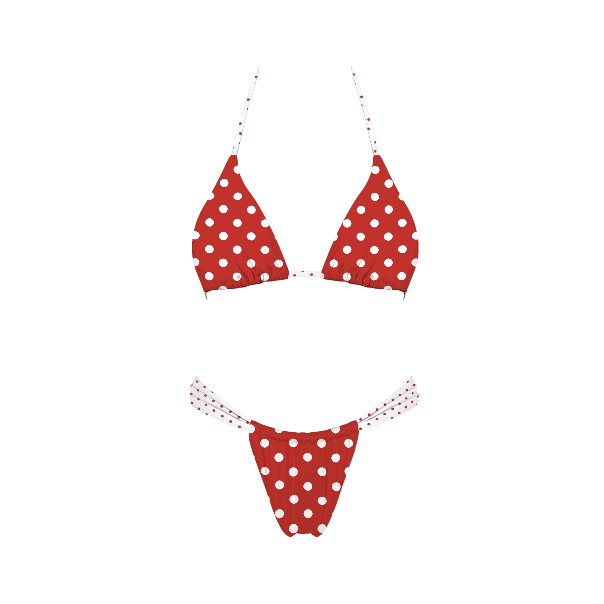 Italian Summer Bikini Set - Red