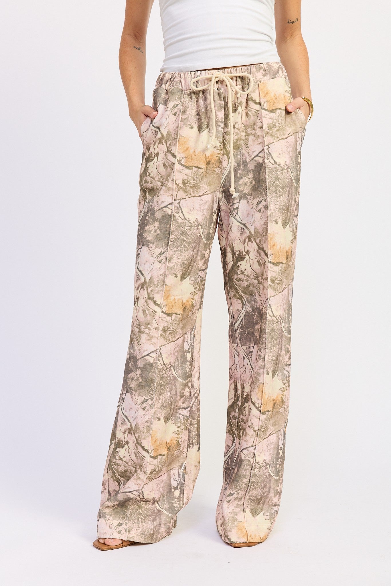 Camo Drawstring Sweatpants