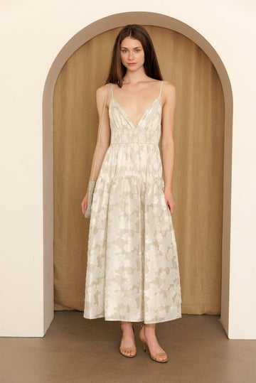 Mint Green Textured Floral Pliss¨¦ Maxi Dress